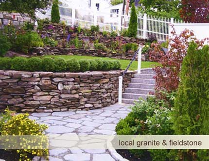 Granite and fieldstone