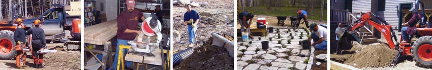 D.L. Furrow designs and installs landscape projects large and small. landscaping crew of D.L. Furrow